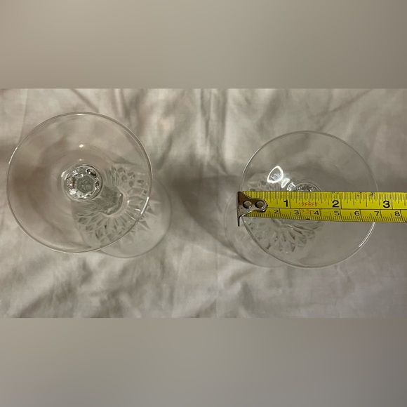 Cristal d'Arques Durand Diamant Water Wine Goblets Glasses (Set Of 2) - Picture 5 of 7